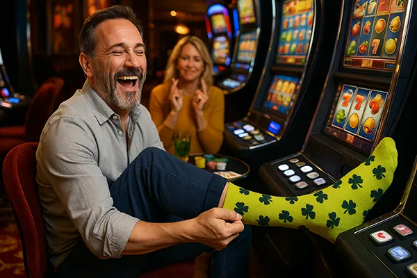 Scena di gioco superstiziosa