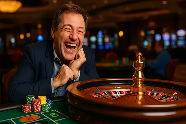 Risata al tavolo da gioco