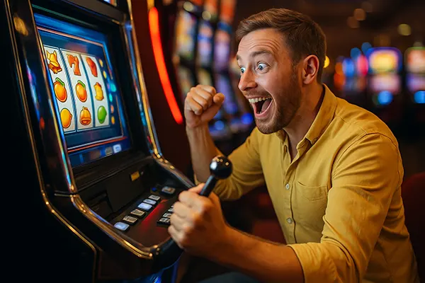 Slot machine luminose