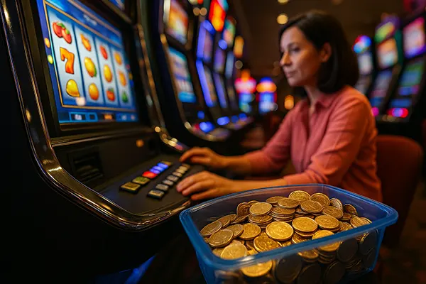 Slot machine luminose