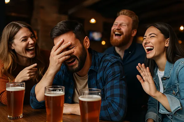 Laughing at failure