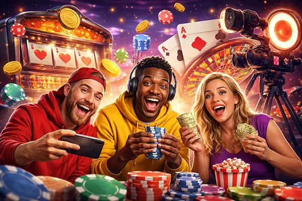 Concetto umorismo casinò